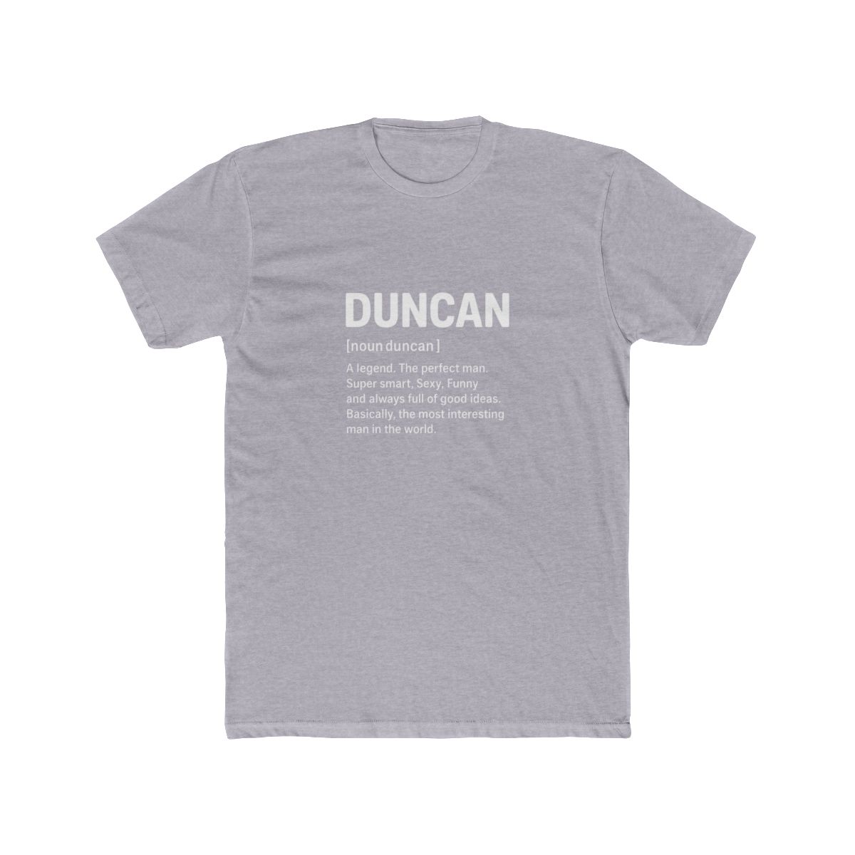 Bold Duncan Name Graphic T-Shirt - alternate angle 4, merchandise