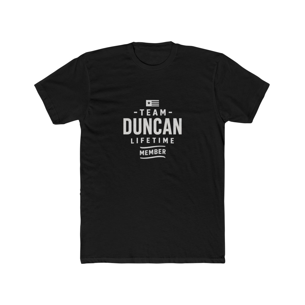 Bold Personalized Duncan Name T-Shirt - alternate angle 4, merchandise