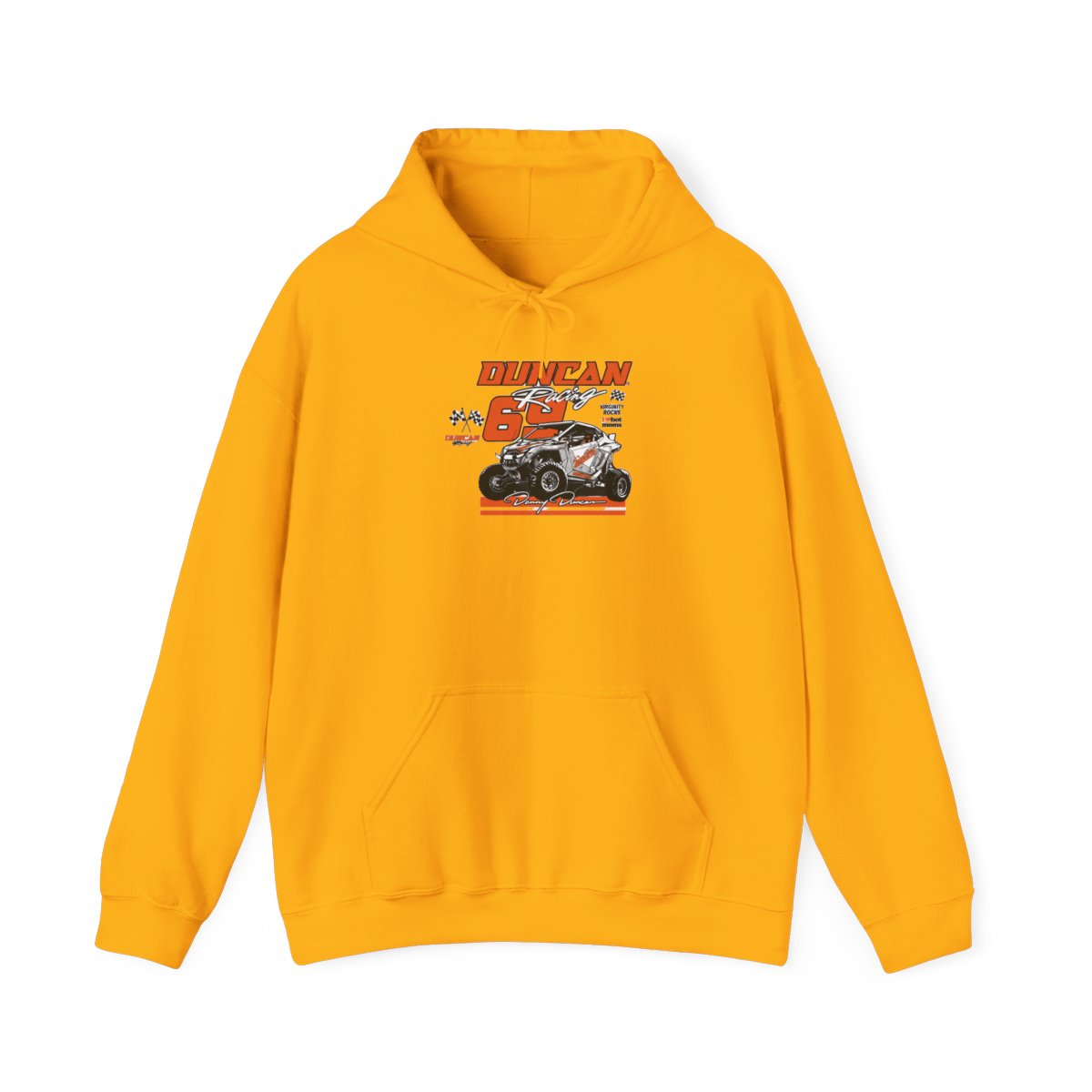 RZR Racing Black Hoodie - alternate angle 2, merchandise