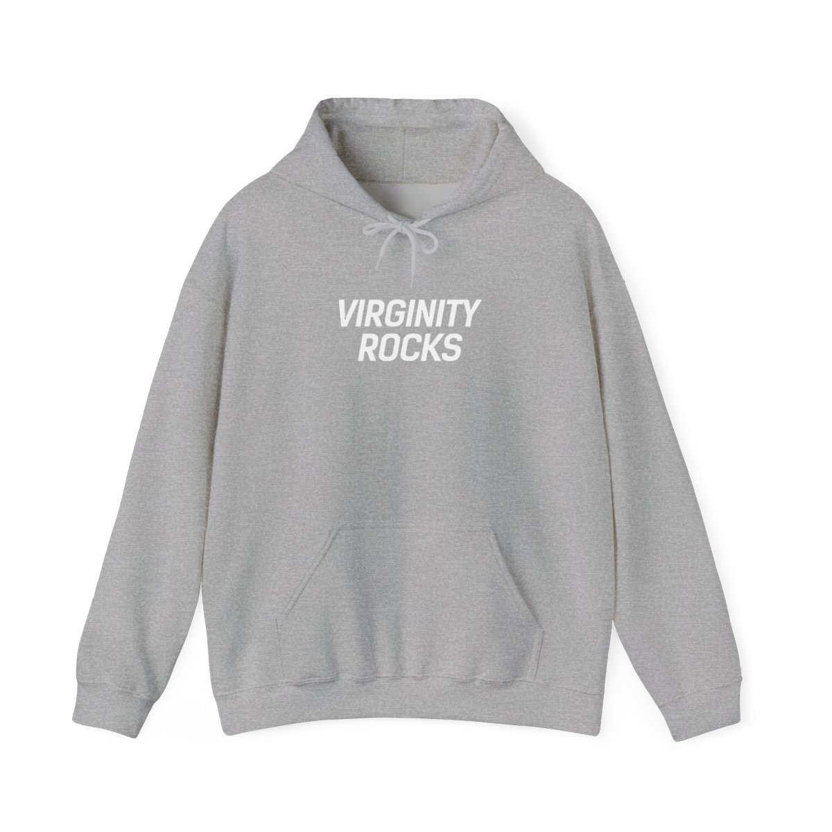 Virginity Rocks Safety Hoodie - alternate angle 2, merchandise