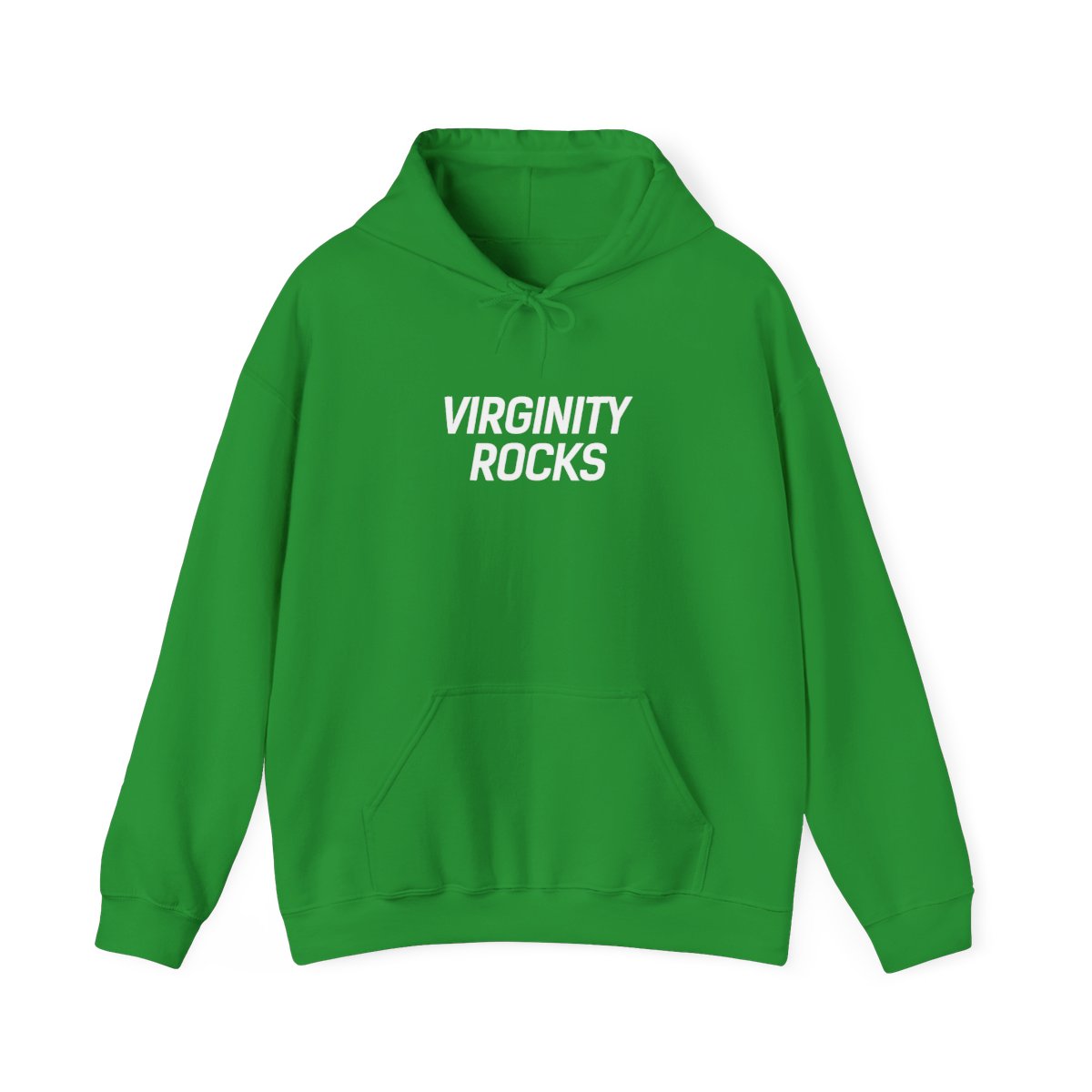 Virginity Rocks Safety Hoodie - alternate angle 2, merchandise