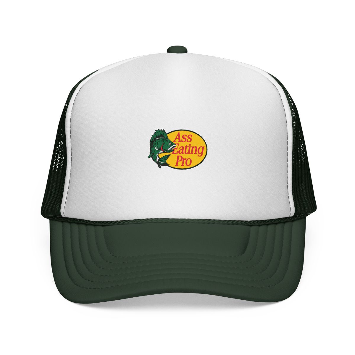 Ass Eating Pro Black Trucker Hat - alternate angle 2, merchandise