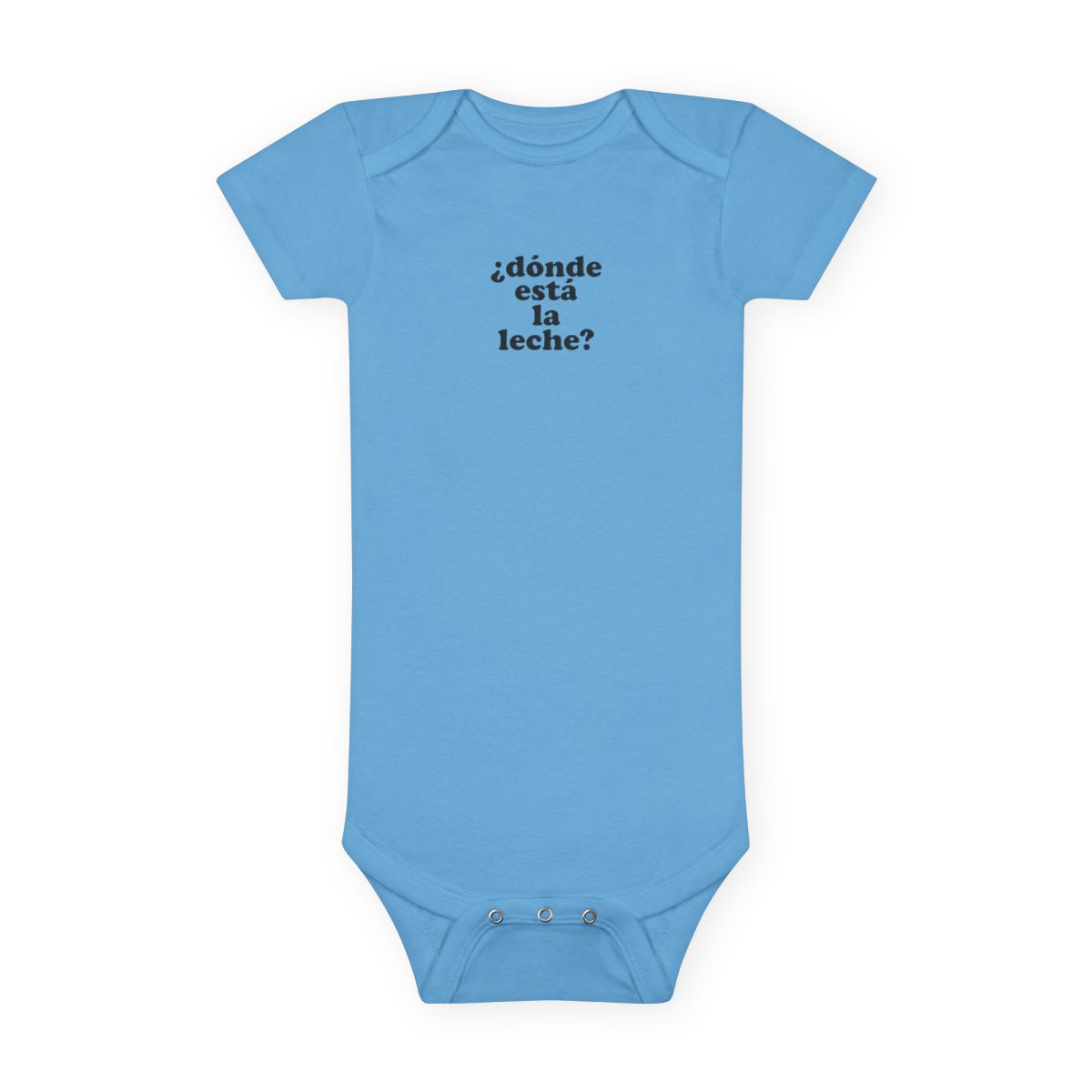 Donde Esta La Leche Grey Onesie - alternate angle 4, merchandise