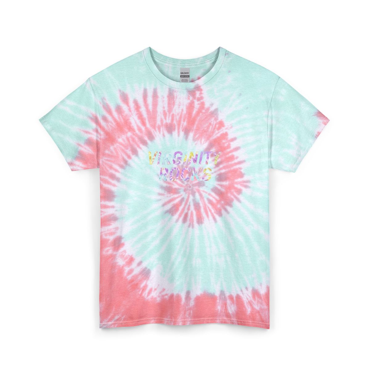 Virginity Rocks Tie Dye Tee - alternate angle 4, merchandise