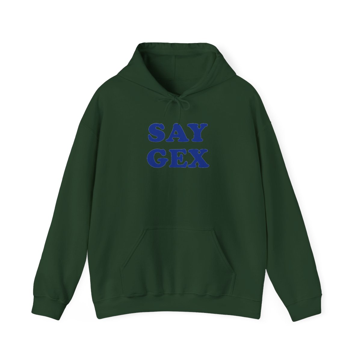 Say Gex Grey Hoodie - alternate angle 2, merchandise