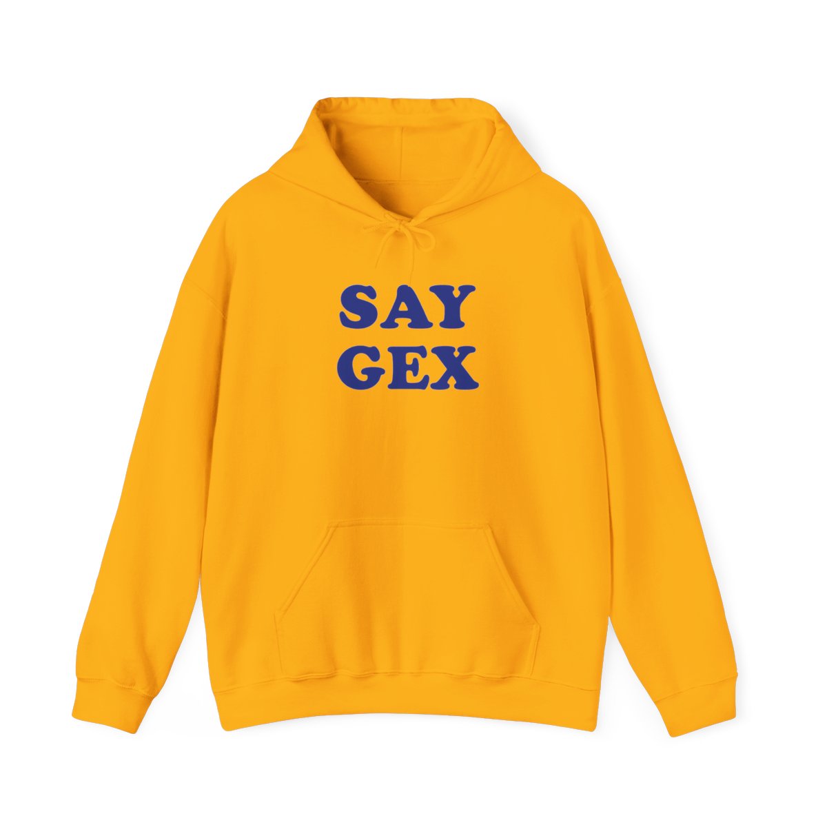 Say Gex Grey Hoodie - alternate angle 3, merchandise