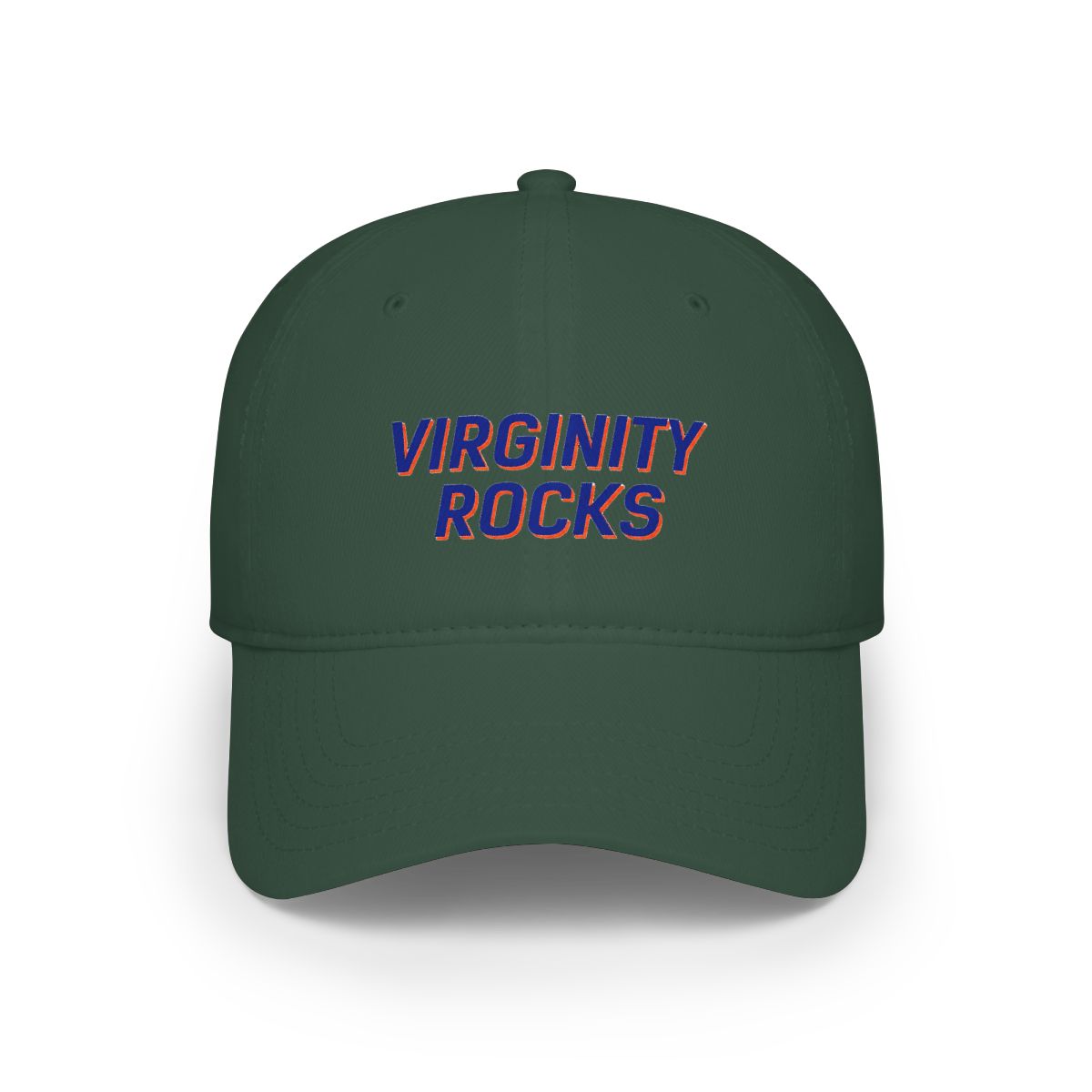 Virginity Rocks Orange Hat - alternate angle 4, merchandise