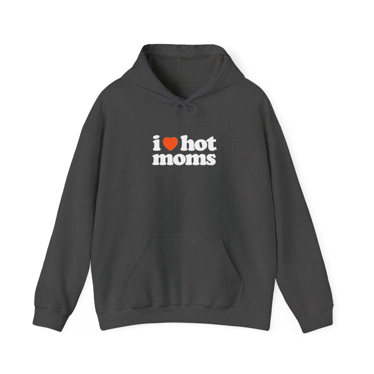 I Heart Hot Moms Camo Hoodie - alternate angle 4, merchandise