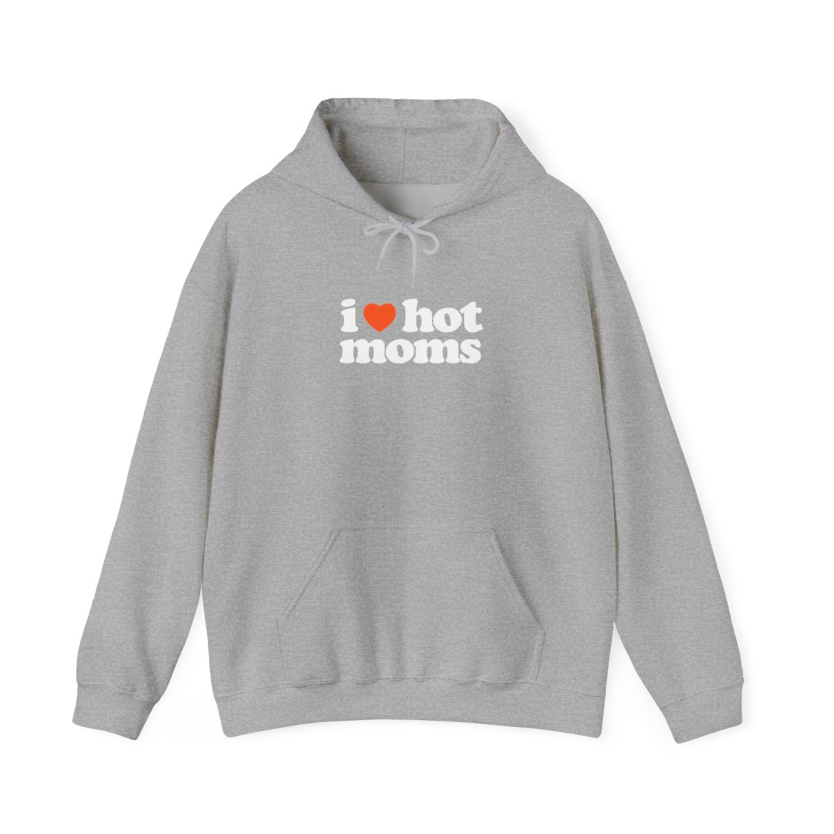 I Heart Hot Moms Camo Hoodie