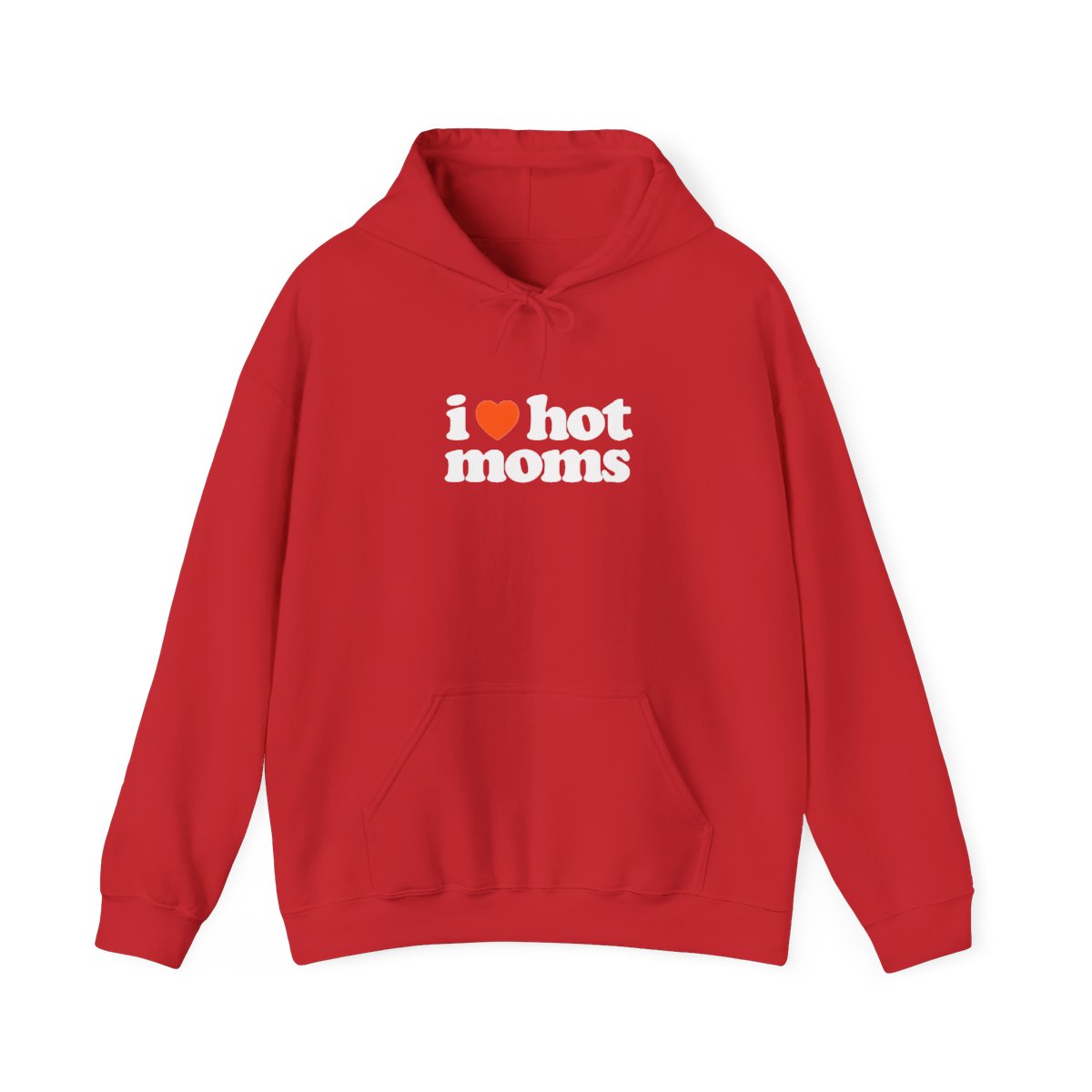 I Heart Hot Moms Camo Hoodie - alternate angle 3, merchandise