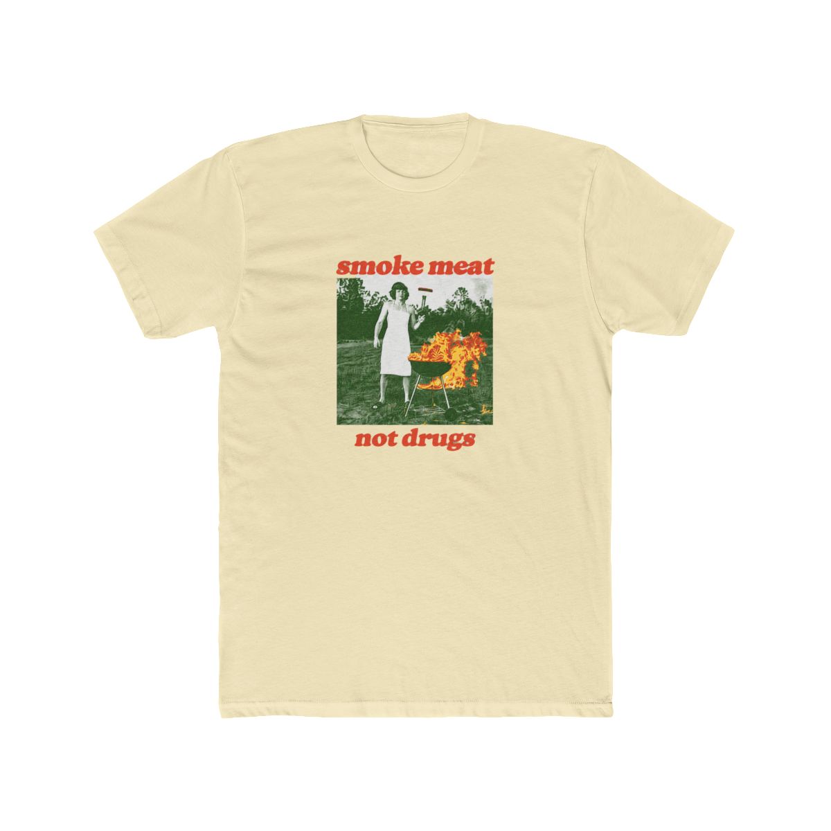Smoke Meat Not Drugs Black Tee - alternate angle 3, merchandise