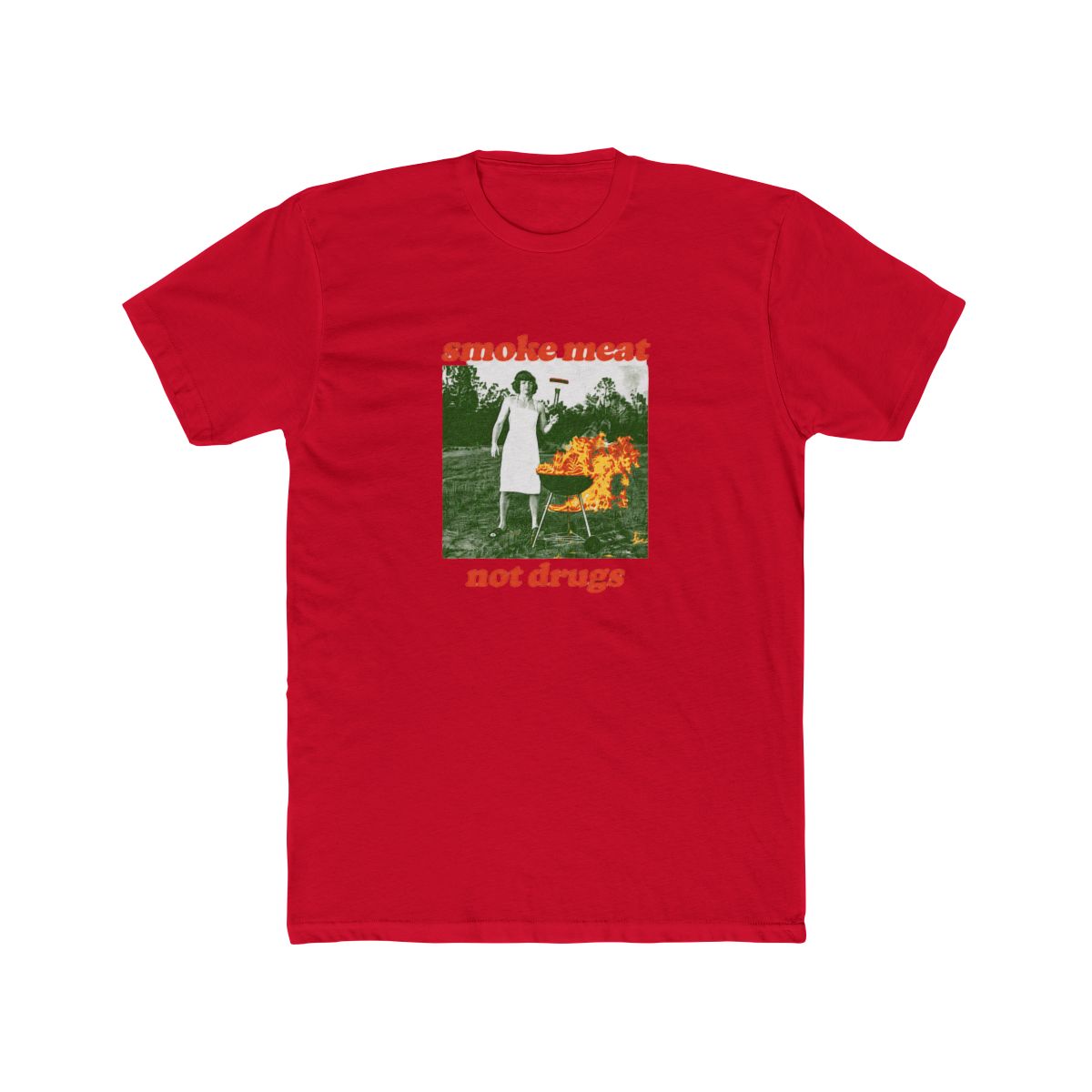 Smoke Meat Not Drugs Black Tee - alternate angle 2, merchandise