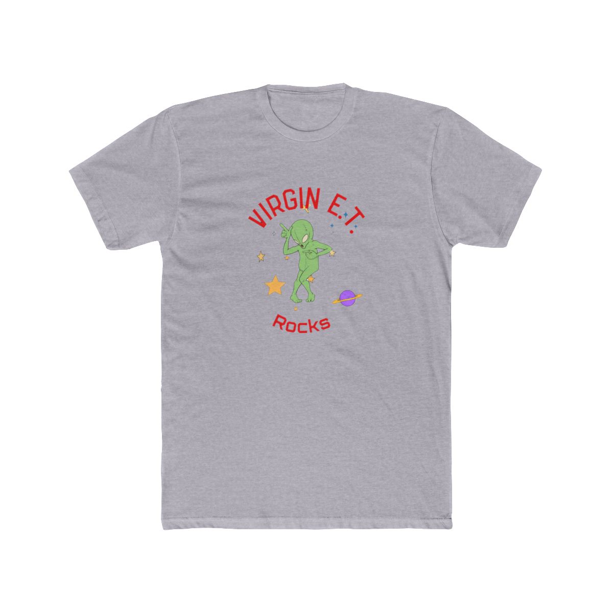 Virgin E.T. Rocks (Virginity Rocks) T Shirt - alternate angle 3, merchandise