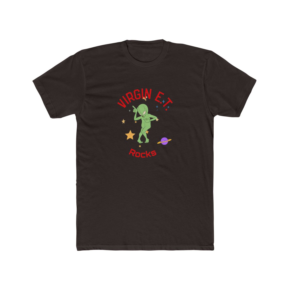 Virgin E.T. Rocks (Virginity Rocks) T Shirt - alternate angle 2, merchandise