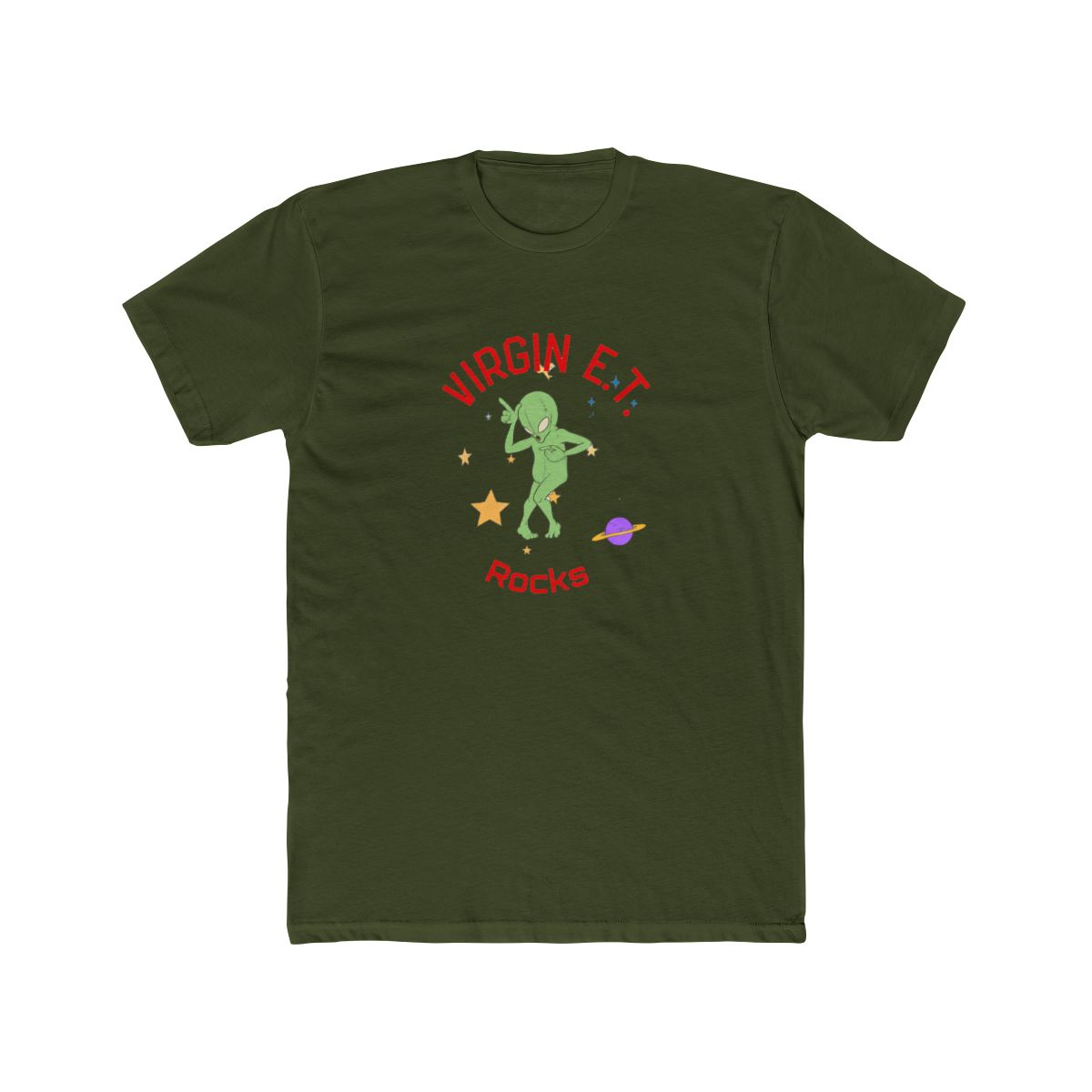 Virgin E.T. Rocks (Virginity Rocks) T Shirt - alternate angle 4, merchandise